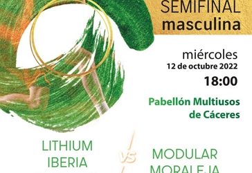 Segunda semifinal de la Copa de Extremadura Masculina entre Lithium Iberia Sagrado Corazón y Modular Moraleja