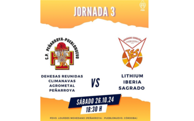 Previa Tercera Jornada, primera salida, viajamos a Peñarroya – Pueblonuevo