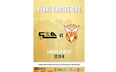 El Mefiex Sagrado Corazón Cadete Masculino jugará este Sábado la Final Oro vs CBA al vencer al Vítaly La Mar BCBadajoz (76-70) en el partido de vuelta