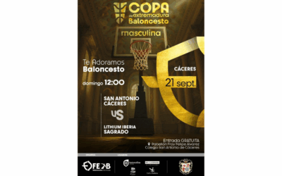 Domingo 21: San Antonio Cáceres vs Lithium Iberia Sagrado, derbi en la Copa Extremadura