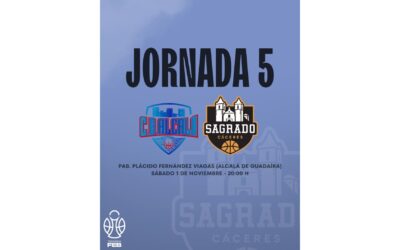 Previa Jornada 5ª. El Sagrado viaja a Alcalá en busca de un triunfo ante un Insolac CB Alcalá Caja 87 en dinámica positiva
