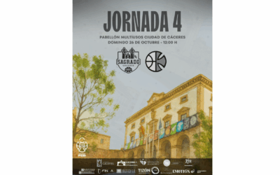 Previa Jornada 4ª. Sagrado y San Antonio reeditan el clásico del baloncesto cacereño